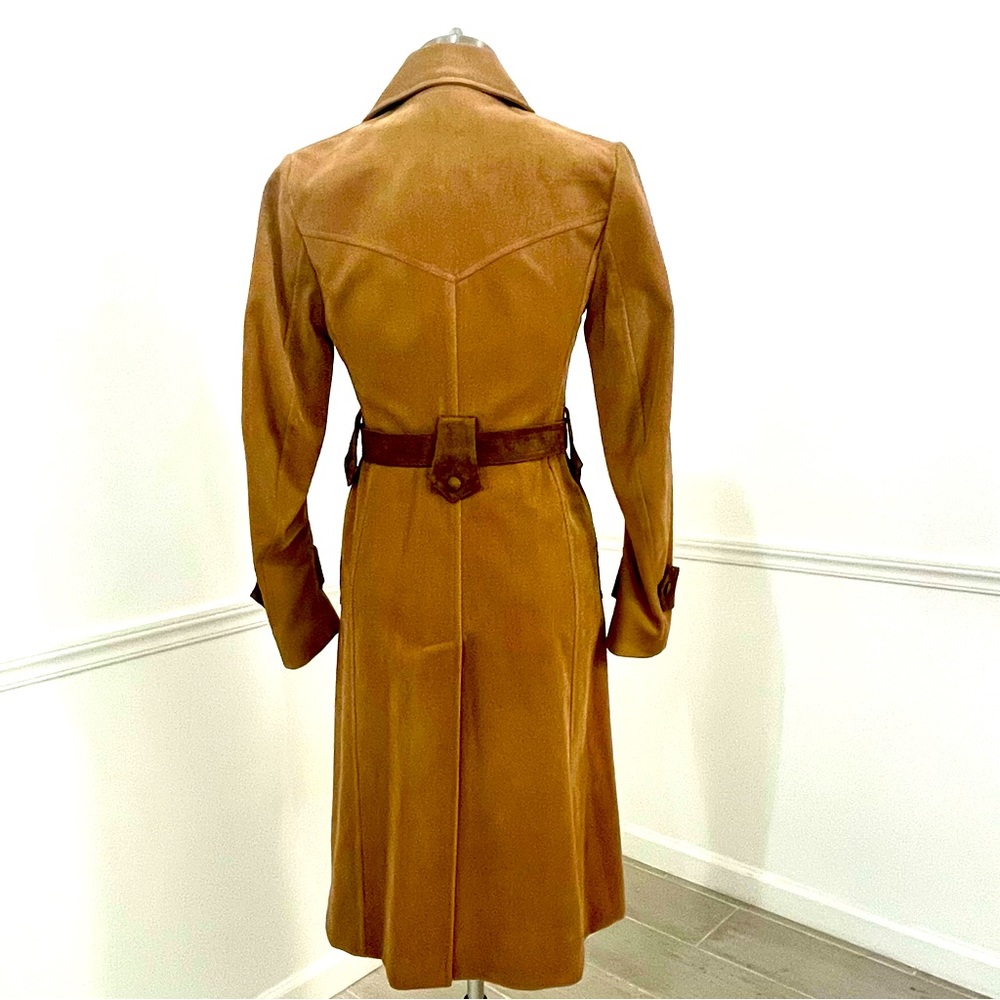 Corduroy and suedeTrench coat Designer Martin Grant from Barney in NYC - Picture 2 of 4